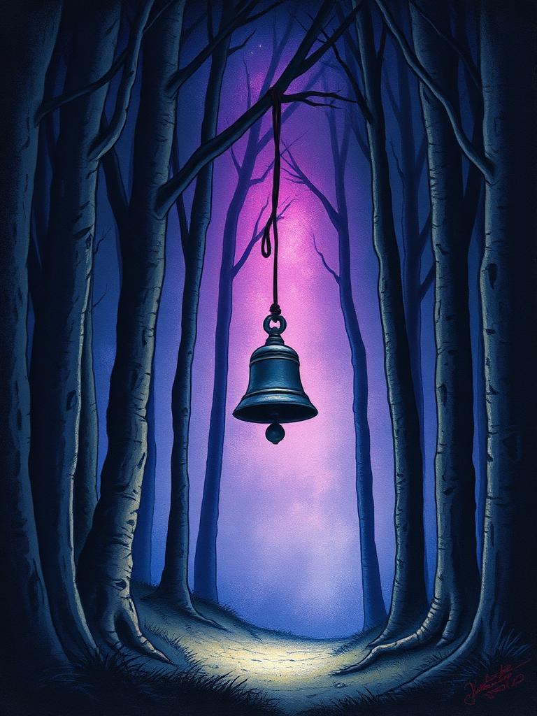 Illustrated cover: The Bell in the Hollow